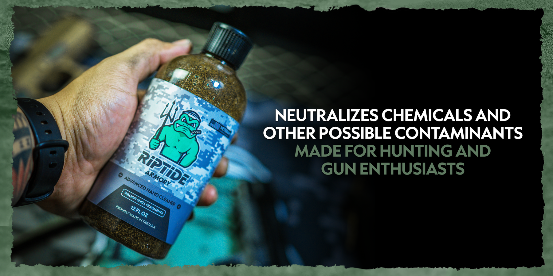 Riptide Advanced Hand Cleaner Walnut Shell Fragments for Deep Clean