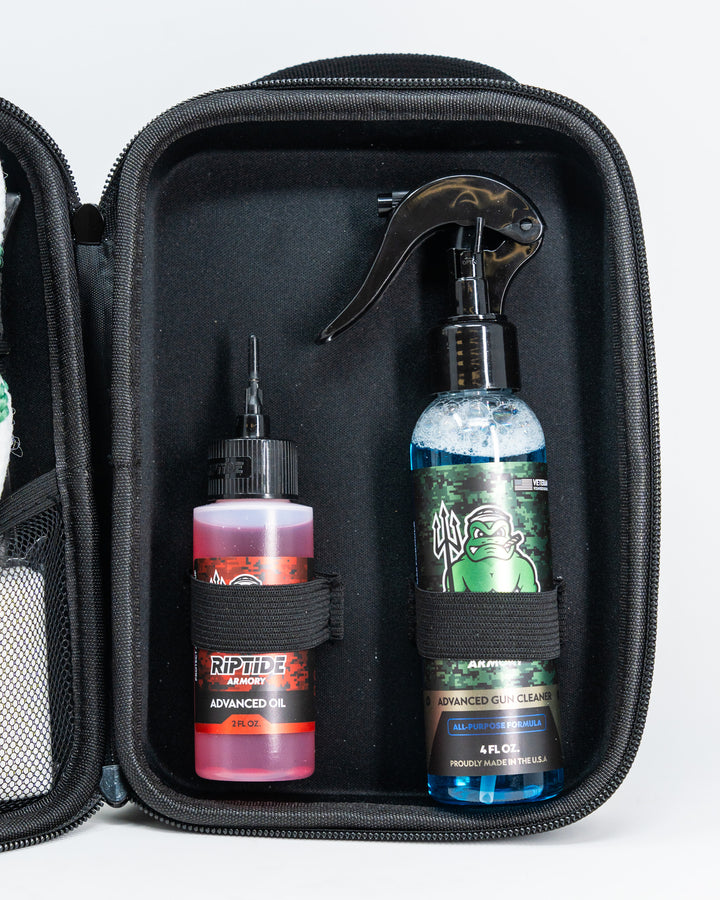 Ultimate Gun Cleaning Kit - Leather Case