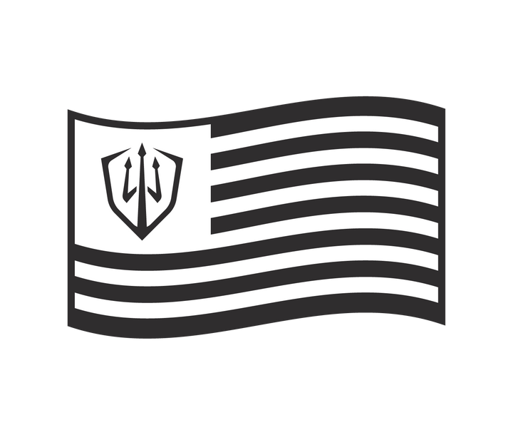 Waving Flag Sticker